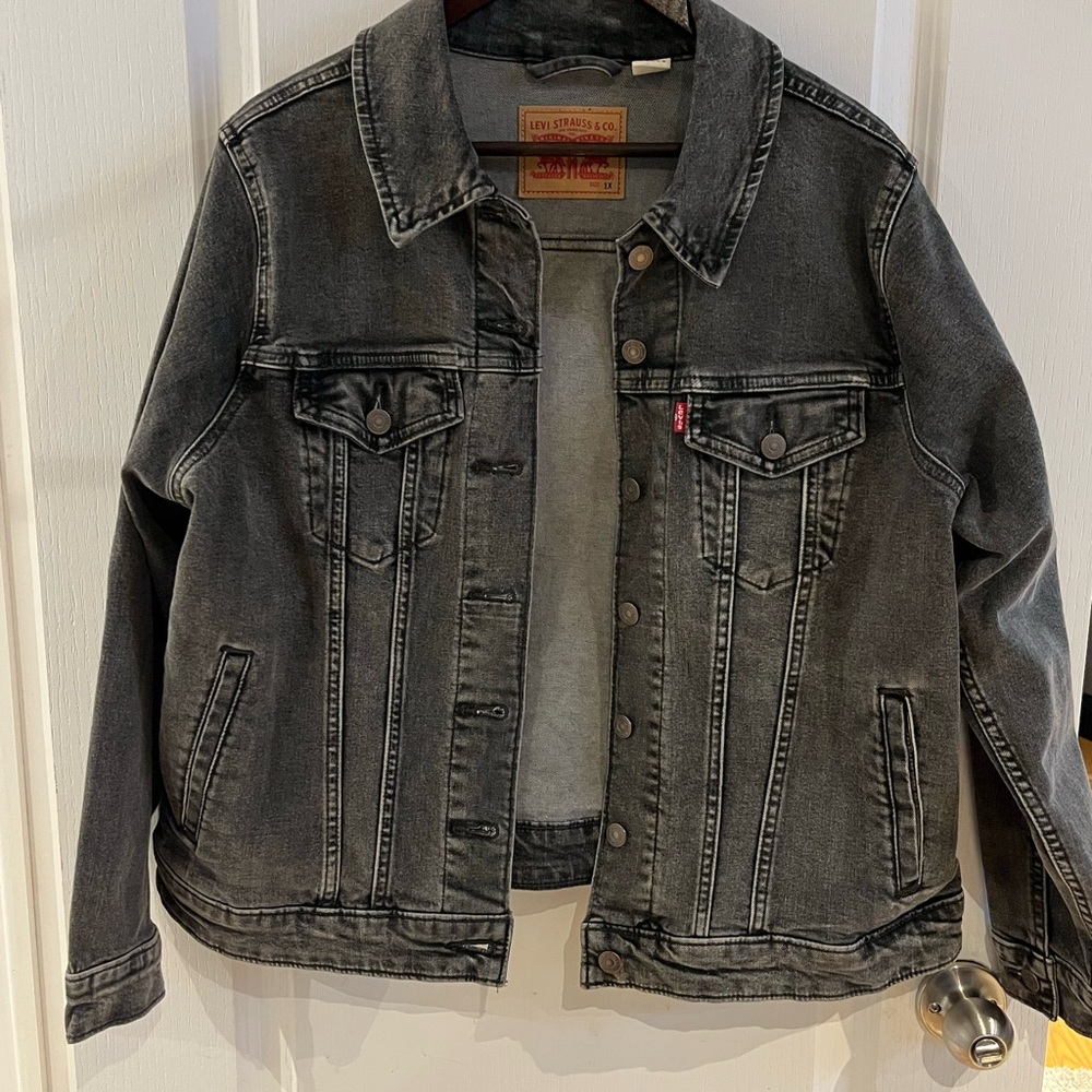 Levi's Black Denim Jacket for Men